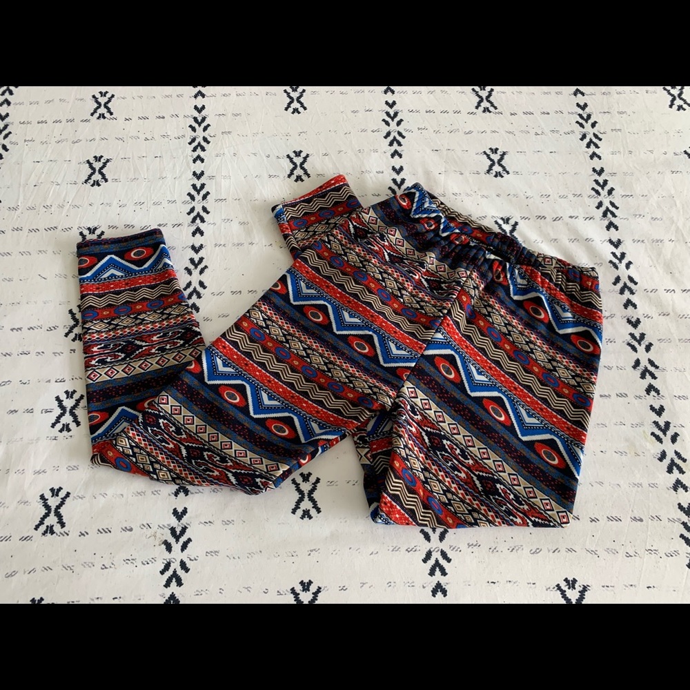 ❄️🌨 FLEECE Pants- Aztec Print